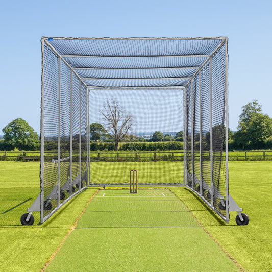 Cazna Mobile Cricket Batting Cage - 360° Mobility