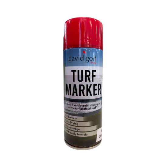 David Golf Turf Marker Paint – 350g Aerosol (Box of 12)