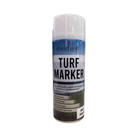 David Golf Turf Marker Paint – 350g Aerosol (Box of 12)
