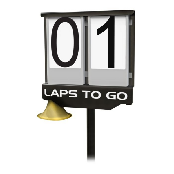 Lap Counter Sign Gill 2 digit lap counter with bell – Cazna Sports