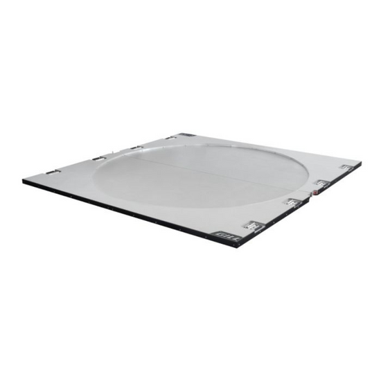 Portable Discus Circle Platform