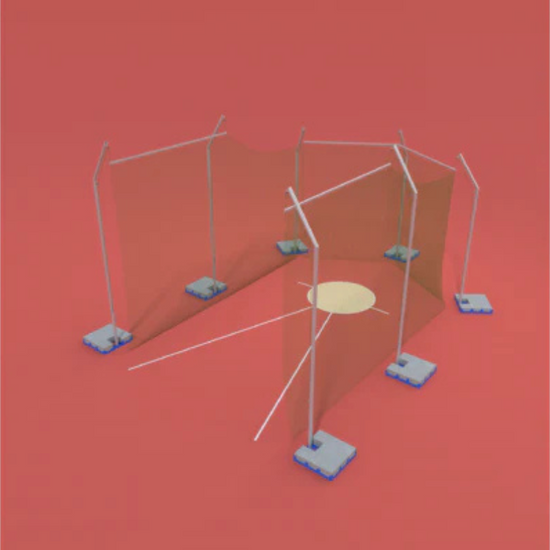 Cazna Gold Portable Discus Cage