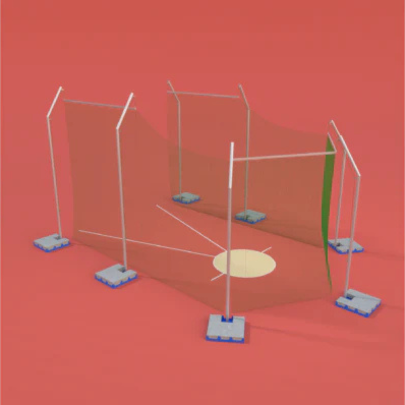 Cazna Gold Portable Discus Cage