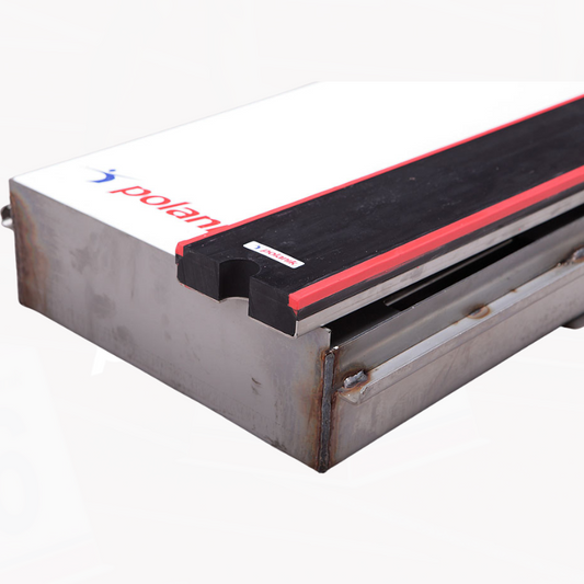 Polanik Stainless Steel and Rubber Indicator Long Jump Board