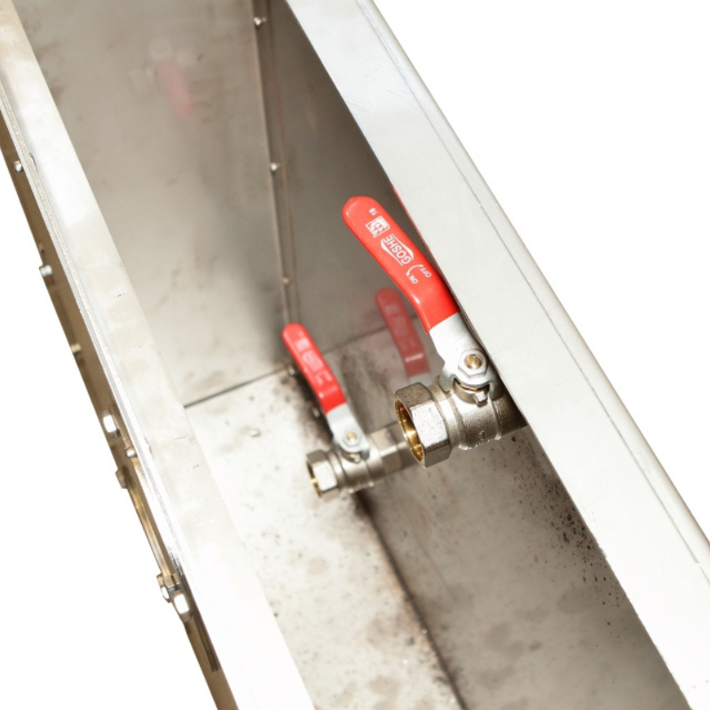 Polanik stainless steel form to build water jump pit
