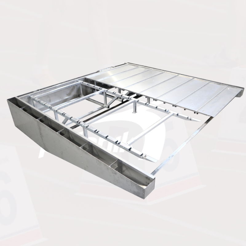 Polanik steel-aluminium cover for water jump pit
