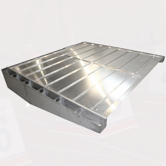 Polanik steel-aluminium cover for water jump pit