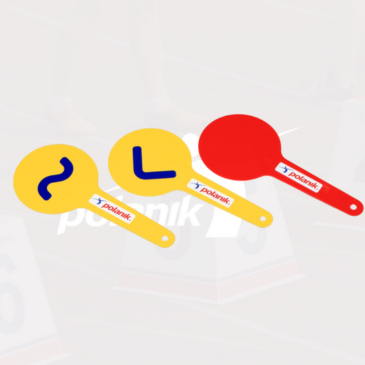 Polanik race walking judges paddles
