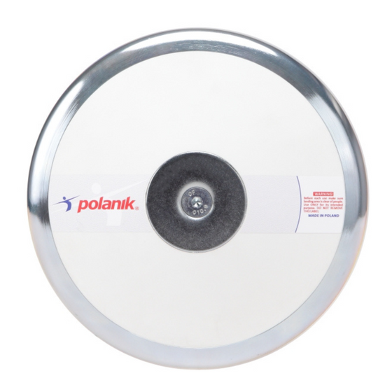 Polanik training adjustable discus