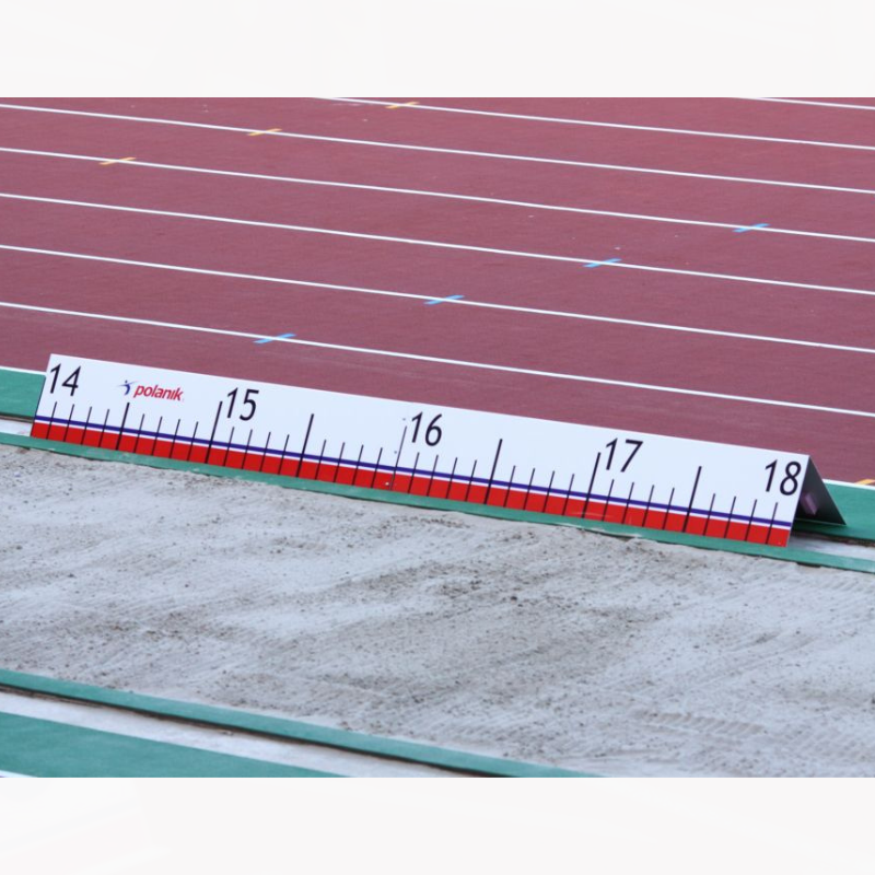 Polanik triple jump distance indicator