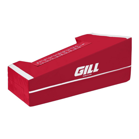 Gill Sloped AGX Pole Vault Standard Base Pads