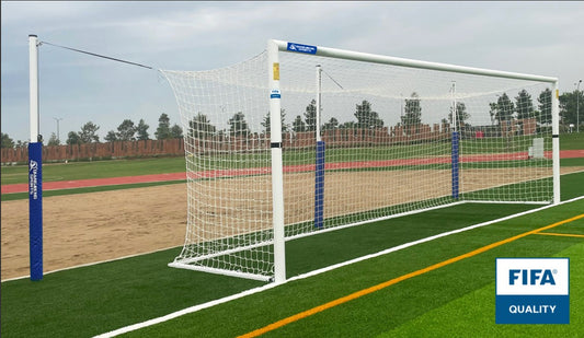 7.3m x 2.4m ALU110 Club Stadium Football Goal (FIFA APPROVED)