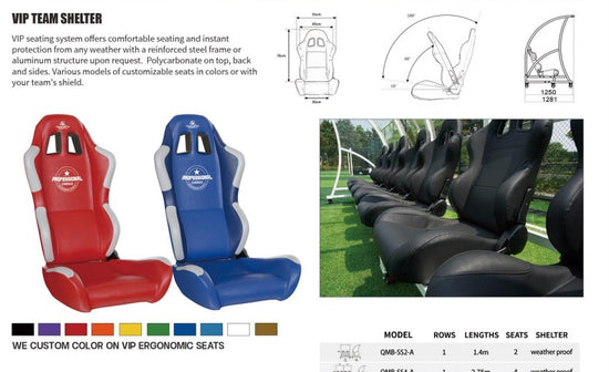 Cazna Mobile VIP Stadium Shelters Package  (FIFA Spec)