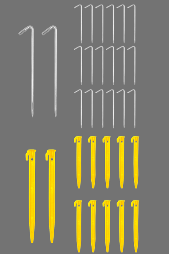 Steel and Plastic Net Pegs