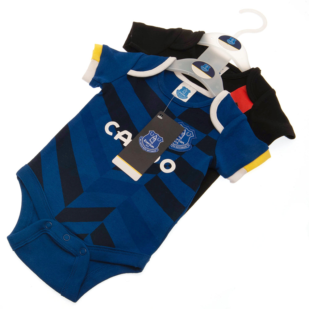 Everton FC 2 Pack Bodysuit 3