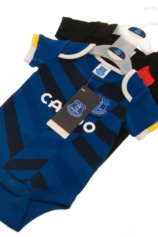 Everton FC 2 Pack Bodysuit 6-9 Mths