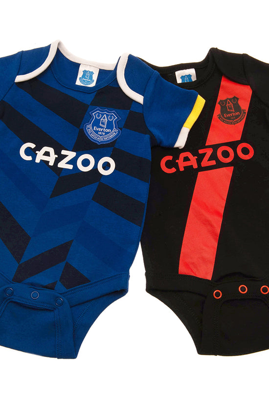 Everton FC 2 Pack Bodysuit 6-9 Mths