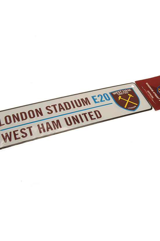 West Ham United FC Window Sign 3