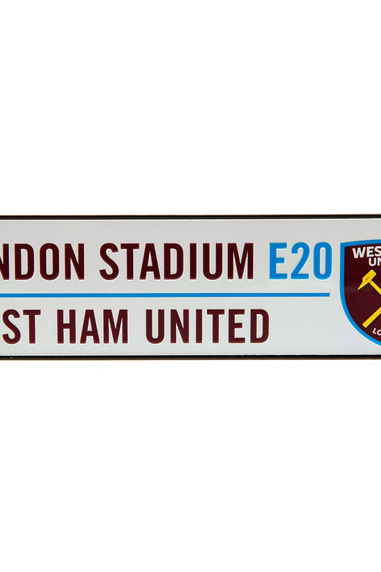 West Ham United FC Window Sign