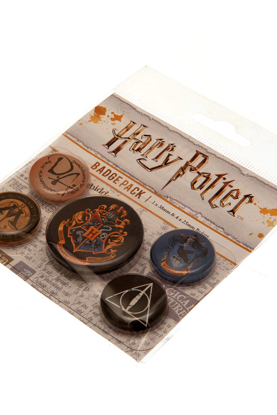 Harry Potter Button Badge Set Hogwarts 2