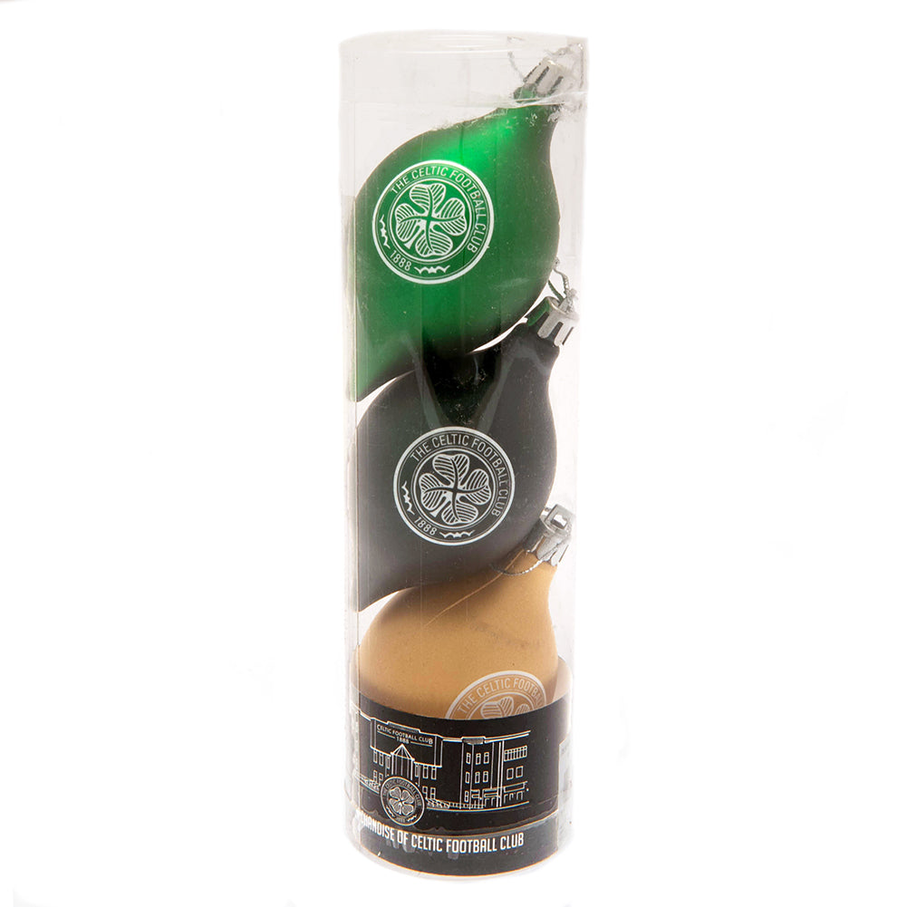 Celtic FC 3pk Vintage Baubles 4