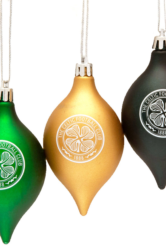 Celtic FC 3pk Vintage Baubles