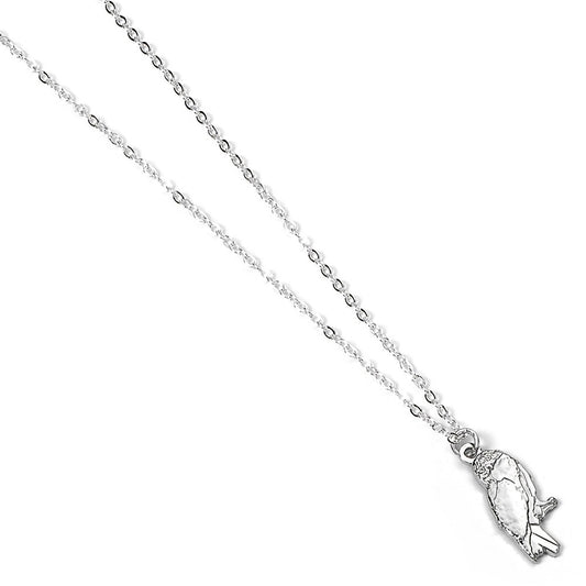Harry Potter Silver Plated Necklace Hedwig Owl 1
