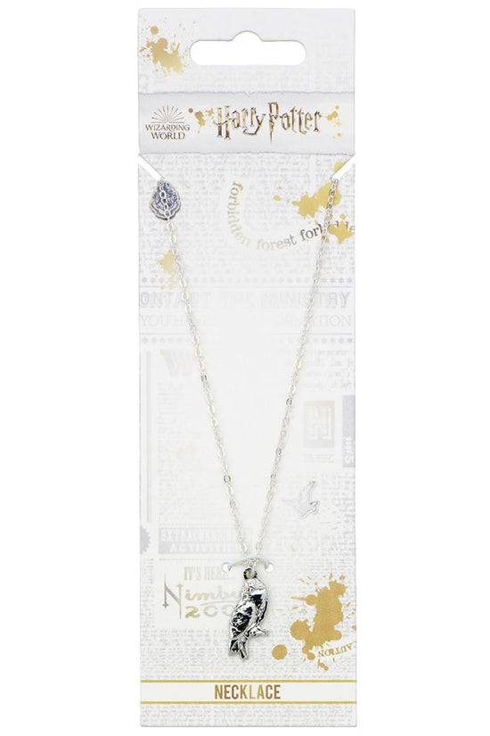Harry Potter Silver Plated Necklace Hedwig Owl 3