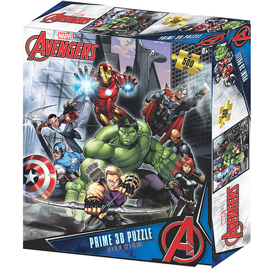 Avengers 3D Image Puzzle 500pc 1