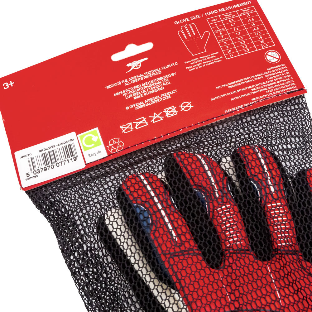 Arsenal FC Goalkeeper Gloves Kids DT 2