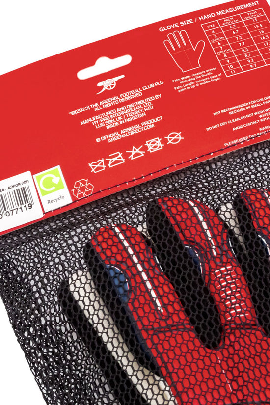 Arsenal FC Delta Goalkeeper Gloves Yths