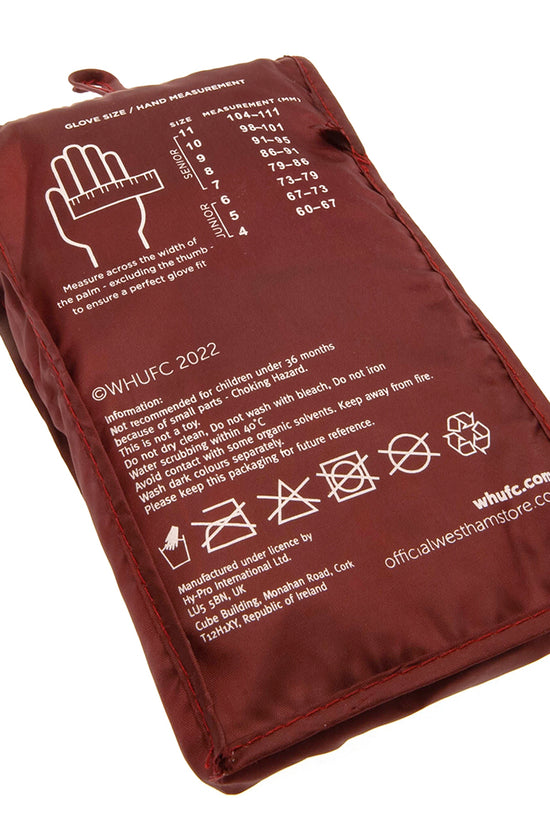 West Ham United FC Goalkeeper Gloves Yths DT 3