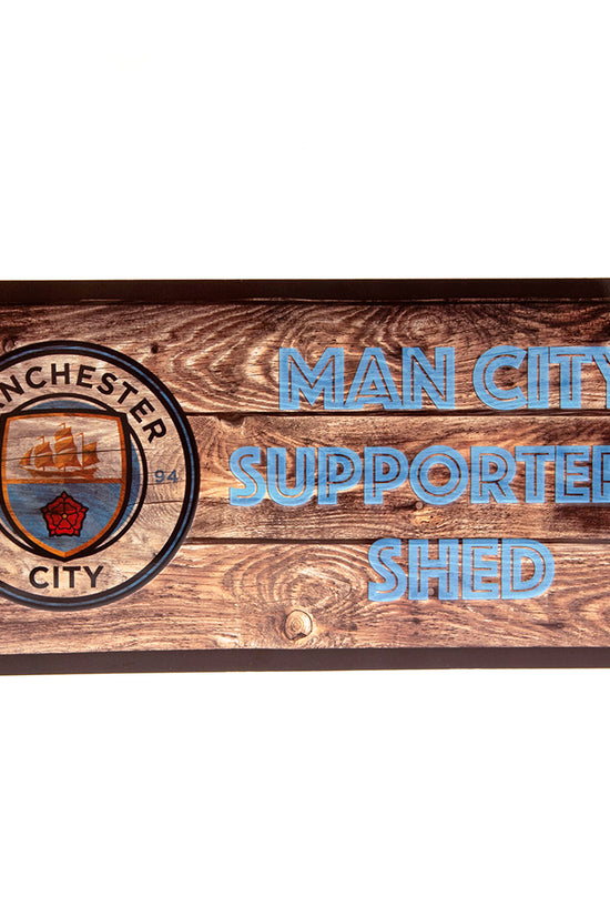 Manchester City FC Shed Sign