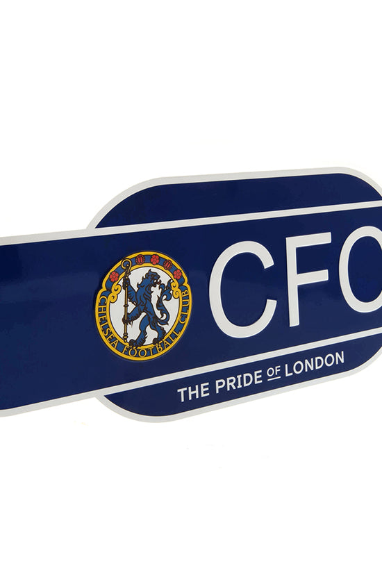 Chelsea FC Colour Retro Sign 1