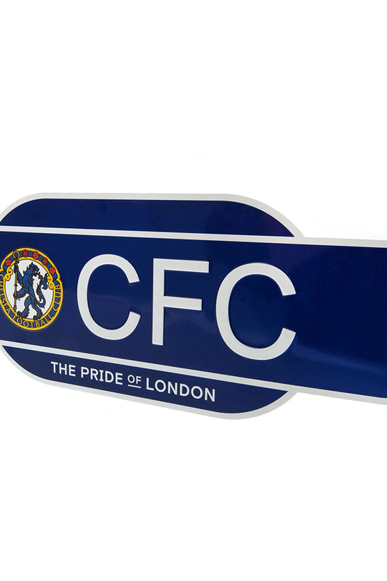 Chelsea FC Colour Retro Sign 2