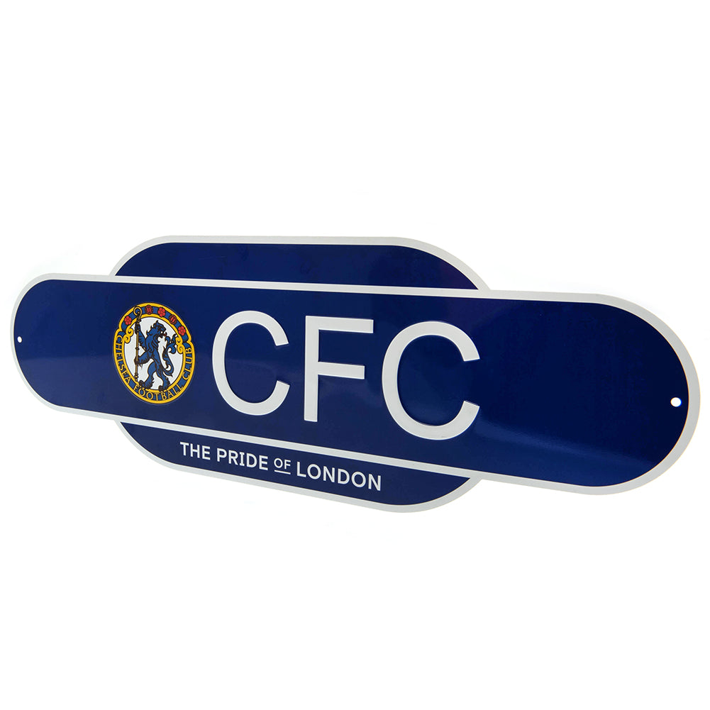 Chelsea FC Colour Retro Sign 2