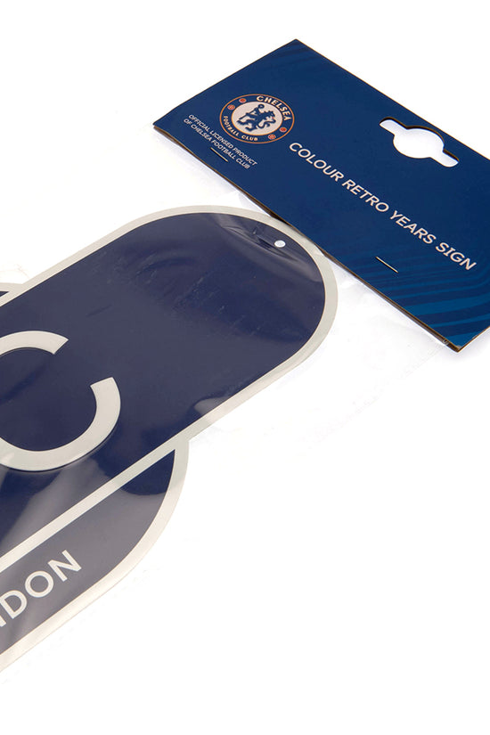 Chelsea FC Colour Retro Sign 3