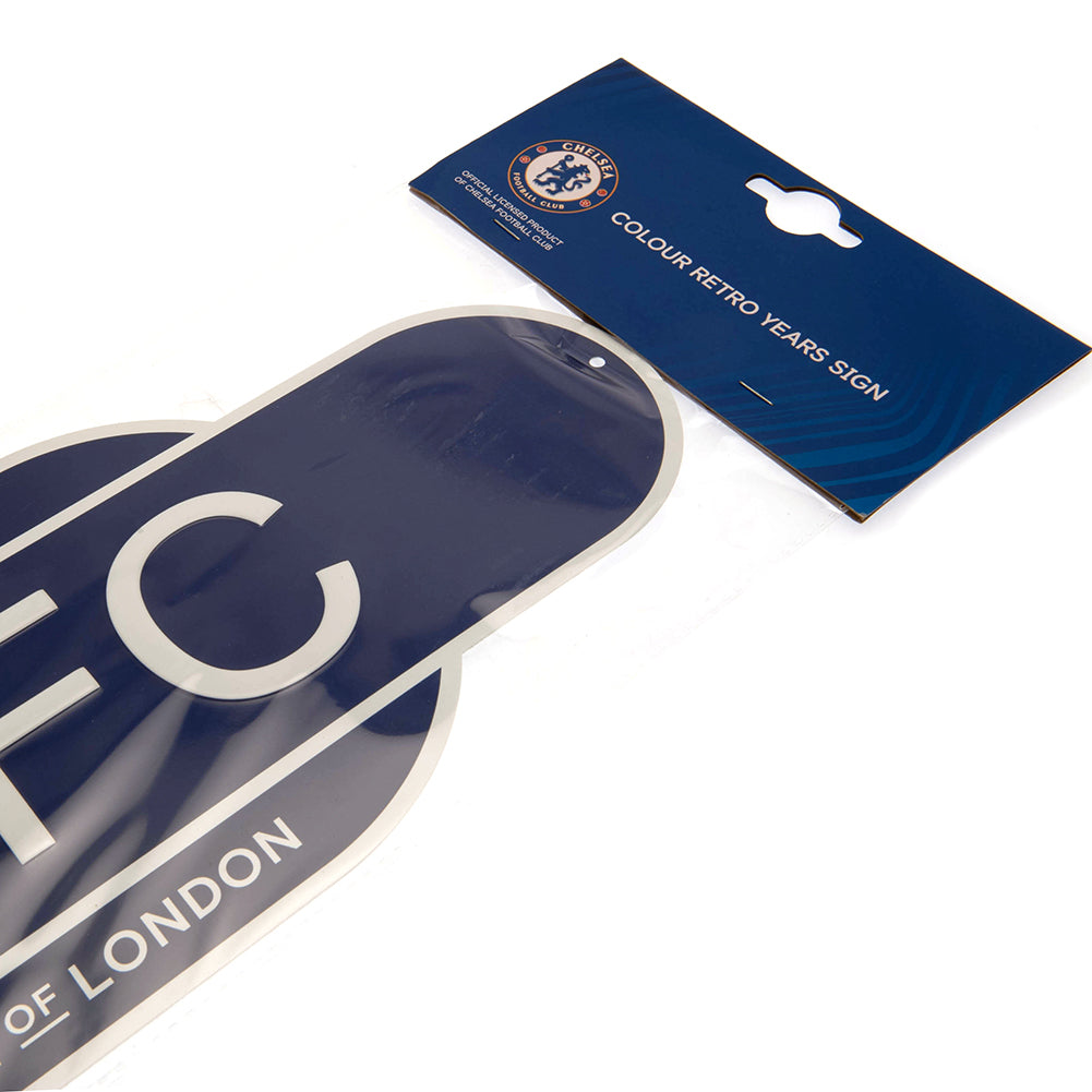 Chelsea FC Colour Retro Sign 3
