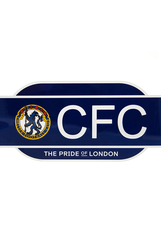 Chelsea FC Colour Retro Sign