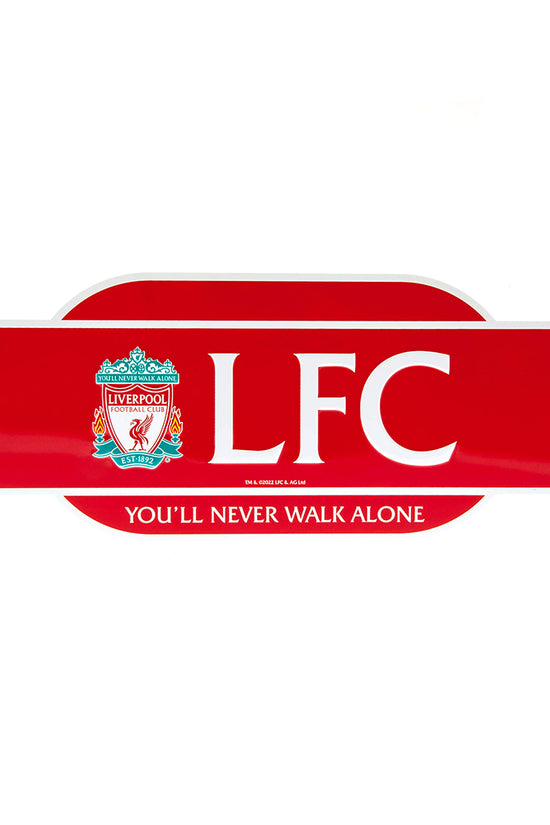 Liverpool FC Colour Retro Sign