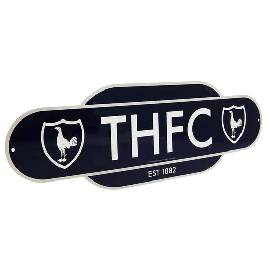 Tottenham Hotspur FC Colour Retro Sign 1