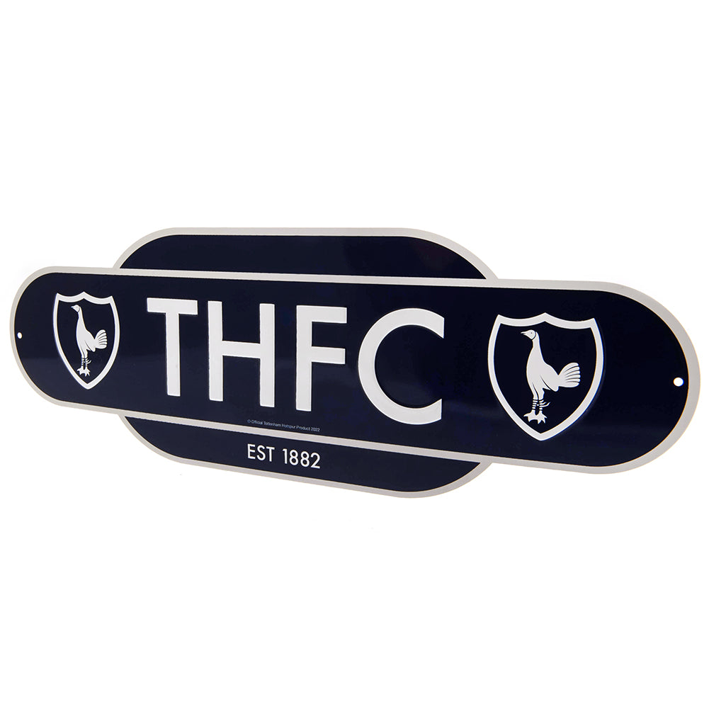 Tottenham Hotspur FC Colour Retro Sign 2