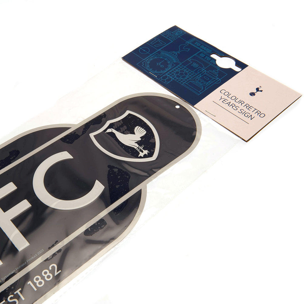 Tottenham Hotspur FC Colour Retro Sign 3
