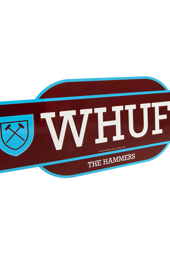 West Ham United FC Colour Retro Sign 1