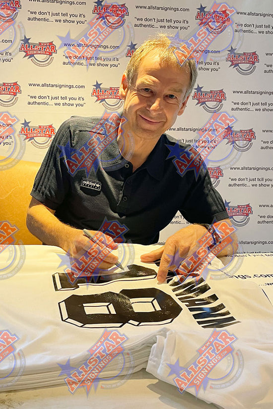 00443 Germany Klinsmann Signed Shirt Framed 1
