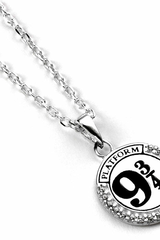 Harry Potter Sterling Silver Crystal Necklace 9 3 Quarters
