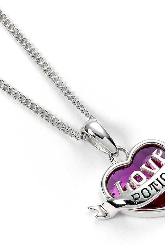 Harry Potter Sterling Silver Crystal Necklace Love Potion