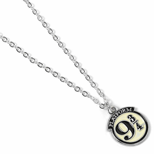 Harry Potter Silver Plated Necklace 9 3 Quarters