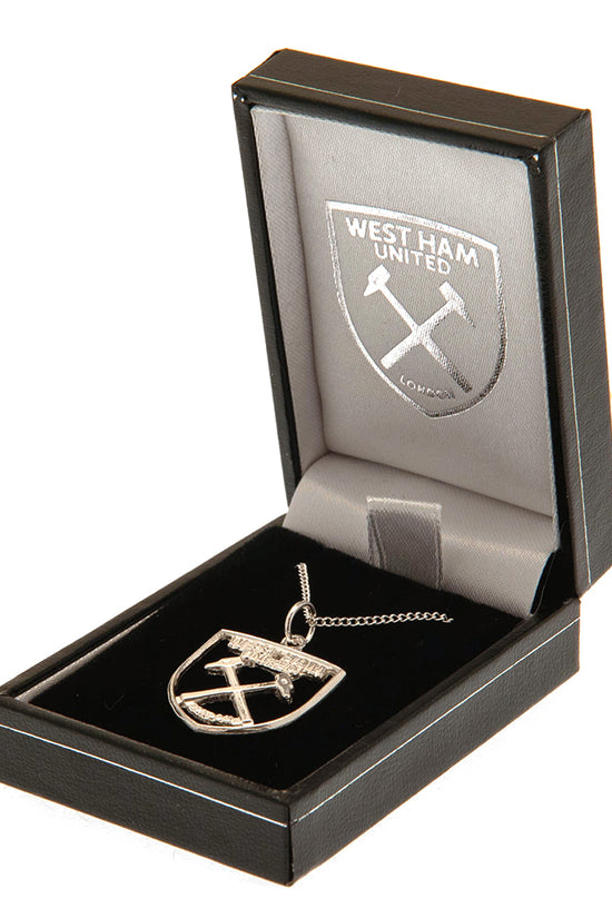 West Ham United FC Sterling Silver Pendant Chain CR 2