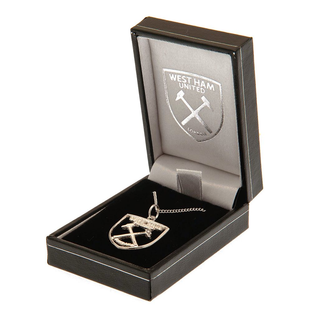 West Ham United FC Sterling Silver Pendant Chain CR 2